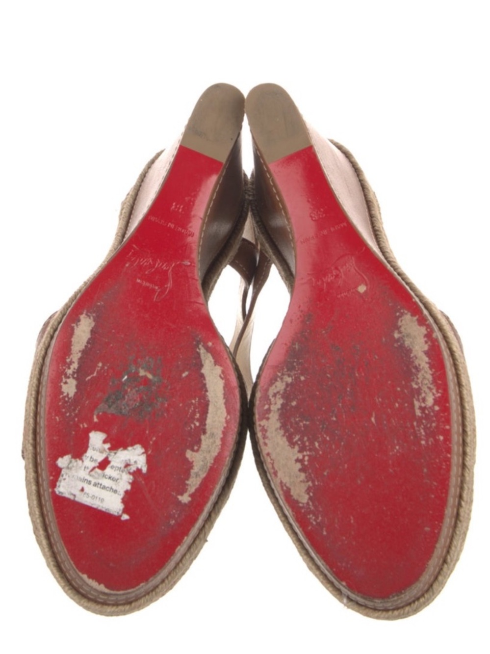 Christian Louboutin leather wedges - Picture 5 of 5